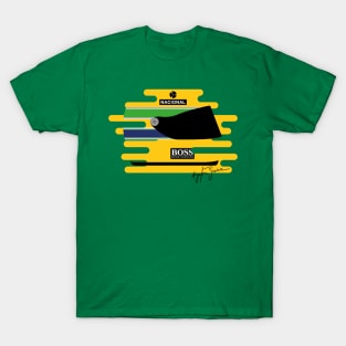 Ayrton Senna Formula 1 Helmet Tribute T-Shirt